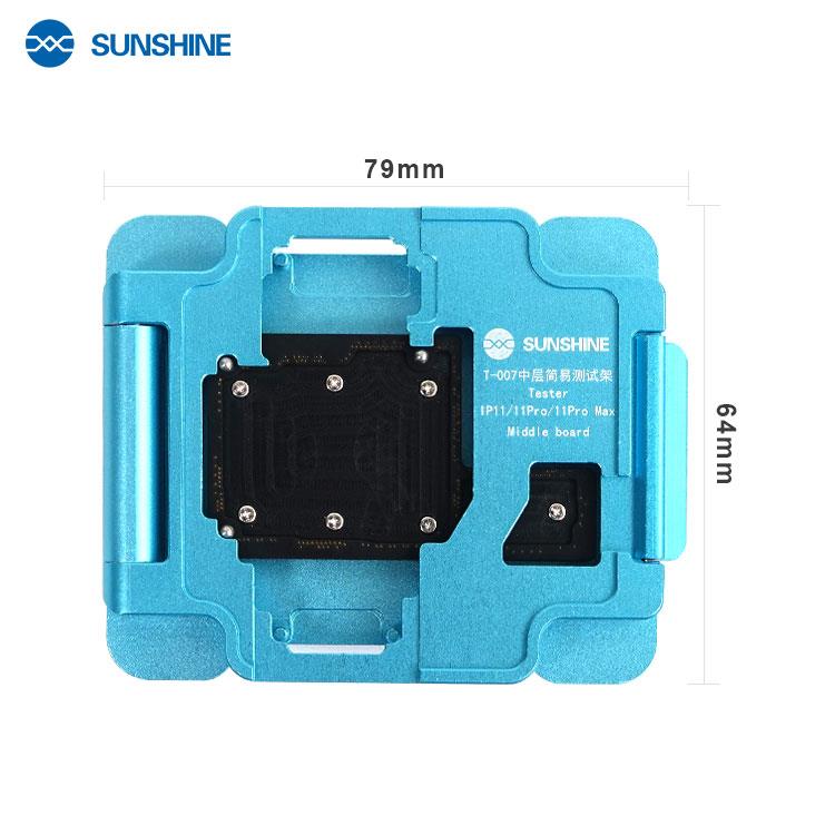SUNSHINE T-007 IPHONE 11, 11 PRO AND 11PRO MAX DOUBLE-DECK UPPER AND LOWER PCB 3 IN 1 MIDDLE BOARD TESTER